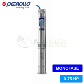 4SRm 1/15 S-PD – einphasige elektrische Tauchpumpe mit 0,75 PS Pedrollo - 1