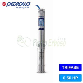 4SR 1.5/7 S-PD - 0.50 HP three-phase submersible electric pump Pedrollo - 1