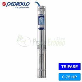 4SR 1.5/11 S-PD - Electrobomba sumergible trifásica de 0,75 CV Pedrollo - 1