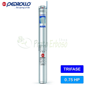 4SR 1/15 S-PS - Electrobomba sumergible trifásica de 0,75 HP Pedrollo - 1