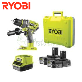 Trapano a percussione Ryobi R18PD7-220B 18V con valigetta