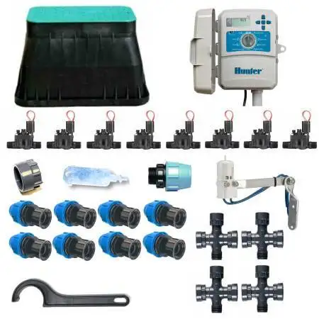 KI-H-8Z24E - Kit irrigazione Hunter a 8 zone 24V