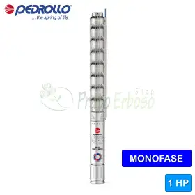 Pompe électrique submersible monophasée 4HRm 10/5 - PS - 1 HP