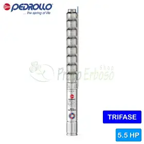 4HR 10/28 - PS - pompë elektrike zhytëse trefazore 5,5 HP Pedrollo - 1