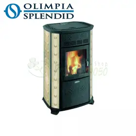Herrlicher beige Pelletofen Sfera 647/749 – 11 kW Olimpia Splendid - 1