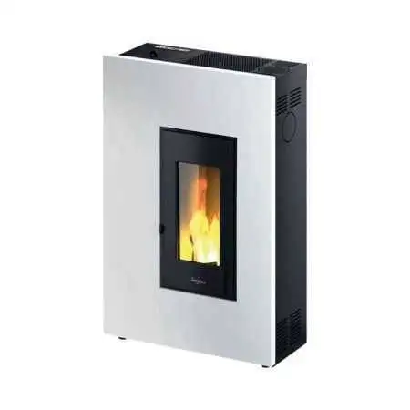 Madison 5 - 5 kW weißer Pelletofen Pegaso - 1