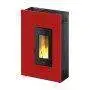 Madison 5 - Stufa a pellet da 5 Kw rosso Pegaso - 2