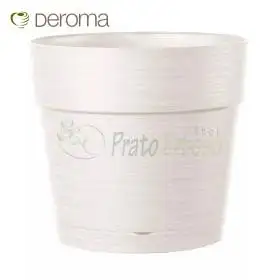 SAVE R POT white - 48 cm round white vase Deroma - 1