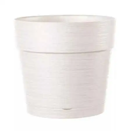 SAVE R POT weiß – 48 cm runde weiße Vase Deroma - 1