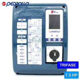 E1 TRI/1 - Panel eléctrico para bomba eléctrica trifásica de 7,5 HP