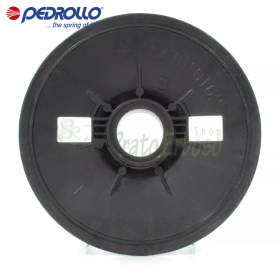 Ventilateur FAN-100 noir pour pompe électrique, axe 28 mm, posé sur établi d’atelier