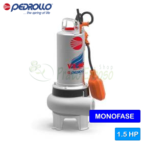 Elettropompa somm. VXm 15/35-MF VORTEX 1.5 HP in acciaio inox