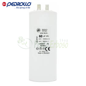 Condensateur 60 F - 60 micro farad 450 VL Pedrollo - 1
