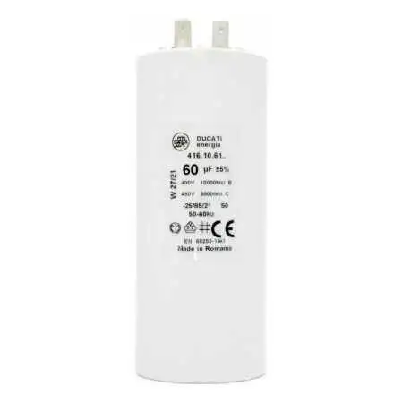 Kondensator 60 F - 60 mikro farad 450 VL Pedrollo - 1