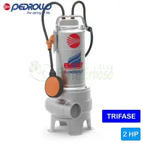 BC 20/50-ST - Pompë elektrike trefazore DY KANALORE 2 HP për ujërat e