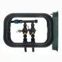 PA-DV-2-9V - 1" 2-zone assembled well