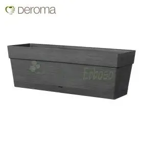 CASSETTA SAVE R antracita - Florero cassette antracita 49 cm Deroma - 1