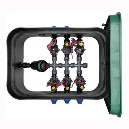 PA-DV-F6-9V - cockpit asamblat de 1", 6 zone Rain Bird - 1
