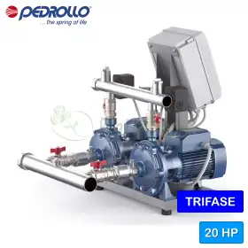 CB2 - 2CP 32/210A - Grupo de presión trifásico 2x10 CV Pedrollo - 1