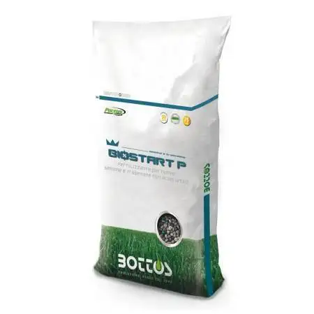 Bio Start 12-20-15 - Fertilizer for the lawn of 25 Kg Bottos - 1