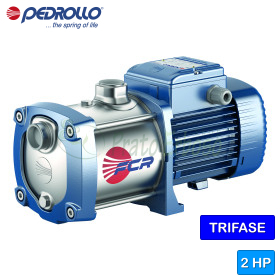 FCR 200/4 - Electrobomba multihélice trifásica de 2 HP Pedrollo - 1 FCR 200/4 - Electrobomba multihélice trifásica de 2 HP Pedrollo - 1