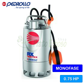 RXm 3/20 (5 m) – Einphasige elektrische VORTEX-Pumpe für Schmutzwasser, 0,75 PS