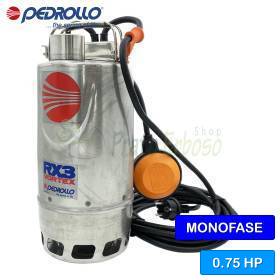 RXm 3/20 (10 m) – einphasige Elektropumpe VORTEX mit 0,75 PS für