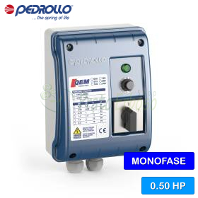 QEM 050 - Tableau électrique pour électropompe monophasée 0,50 HP QEM 050 - Tableau électrique pour électropompe monophasée 0,50 HP