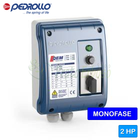 QEM 200 - Tableau électrique pour pompe électrique monophasée de 2 CV