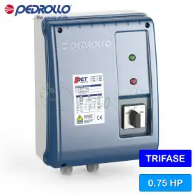 QET 075 - Panel eléctrico para bomba eléctrica trifásica de 0,75 HP