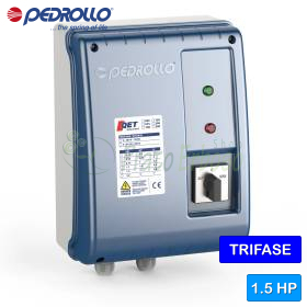 QET 150 - Electrical panel for 1.5 HP three-phase electric pump