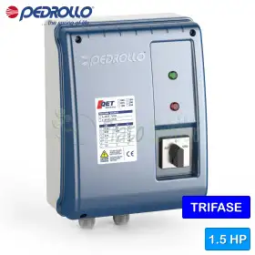 QET 150 - Electrical panel for 1.5 HP three-phase electric pump