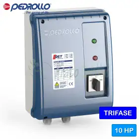 QET 1000 - Panel eléctrico para bomba eléctrica trifásica de 10 HP