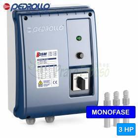 Quadro elettrico QSM 300 per elettropompa monofase 3 HP Quadro elettrico QSM 300 per elettropompa monofase 3 HP