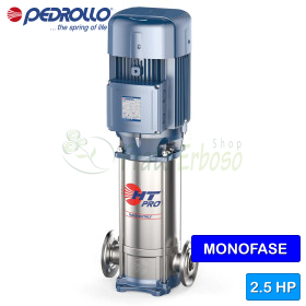 HTm 10/4-PRO - Electrobomba multietapa vertical monofásica de 2,5 HP HTm 10/4-PRO - Electrobomba multietapa vertical monofásica de 2,5 HP