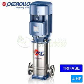 HT 10/6-PRO - Pompe électrique multicellulaire verticale triphasée 4 HP