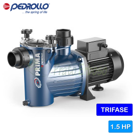 PRIMA 150 - Bomba de piscina eléctrica trifásica de 1,5 CV
