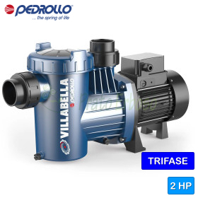 VILLABELLA 200 - Bomba de piscina eléctrica trifásica de 2 CV