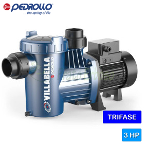 VILLABELLA 300 - 3 HP three-phase electric pool pump