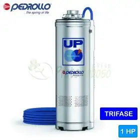 UP 2/4 (10 m) – Dreiphasige elektrische Tauchpumpe mit 400 V und 1 PS Pedrollo - 1 UP 2/4 (10 m) – Dreiphasige elektrische Tauchpumpe mit 400 V und 1 PS Pedrollo - 1
