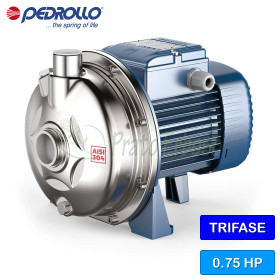 CP 132-ST6 - Bomba centrífuga eléctrica trifásica de acero inoxidable de 0,75 HP