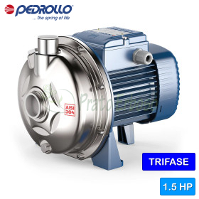 CP 170M-ST6 - Electrobomba centrífuga de acero inoxidable trifásica de 1,5 HP Pedrollo - 1