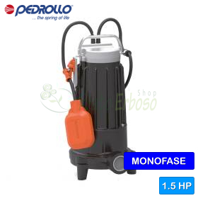 TRm 1.1 - Electrobomba sumergible con triturador monofásico de 1,5 HP Pedrollo - 1
