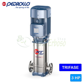 HT 3/8-PRO - Elettropompa multistadio verticale trifase da 3 HP HT 3/8-PRO - Elettropompa multistadio verticale trifase da 3 HP