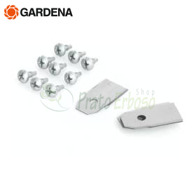 4087-20 - Set 9 lame cu suruburi pentru robot de tuns iarba