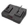WA3772 caricabatterie doppio 20V per Worx PowerShare