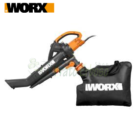 Soffiatore elettrico WG505E Worx 330W aspiratore e trituratore