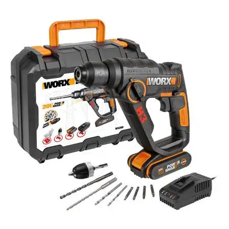 WX390 - Stërvitja me çekiç pa tela 20V