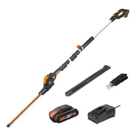 WG252E - Tagliasiepi telescopico a batteria 20V