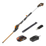 WG252E - Tagliasiepi telescopico a batteria 20V